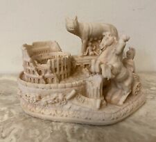 Miniature Resin Rome Italy Souvenir City Landmarks Figurine Pink Color picture