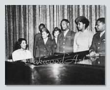 Marian Anderson Entertaining WACs and Servicemen c1940s, Vintage Photo Reprint picture