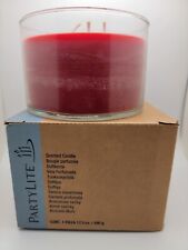 New PartyLite 3-Wick  Glass Jar Candle Cinnamon And Bayberry  picture