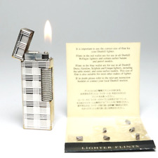 WORKING Dunhill Vintage Rollagas Lighter Silver picture