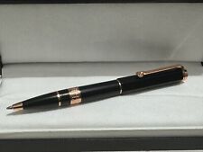 Luxury Great Writers Metal Series Black - Rose Gold Color 0.7mm Ballpoint Pen picture