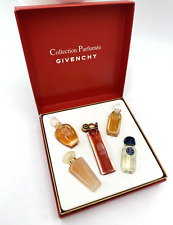 Vtg Givenchy Miniatures Collection Parfumee 5 Scents Ysatis Amarige Organza READ picture
