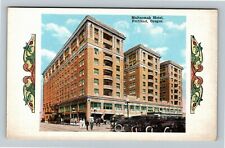 Portland OR-Oregon, Multnomah Hotel, Automobiles Vintage Souvenir Postcard picture
