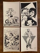 Lot of 4 Dave Stevens Comic Art Postcards 1980s picture