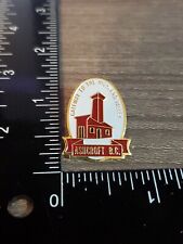 Highland Valley Ashcroft BC Gateway Red Enamel Building Canada Lapel Pin D6 picture