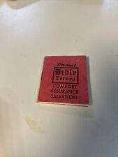 Antique Vintage Miniature Bible Verses Book picture