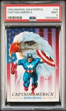 1992 Marvel Masterpieces #16 Captain America PSA 9 MINT picture