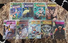 Wolverine Comic Book Lot of 9. Vintage. Marvel. KEYS. picture