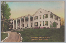 General Lewis Hotel Lewisburg West Virginia Hand Colored Vintage Postcard picture