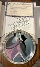 Art Deco Tango Dancers - Marci McDonald W S George Collector Plate - MIB COA picture