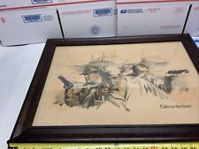 Colts To The Front Vintage WWI Colt Firearms Poster  Framed picture