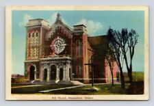 Ontario Canada R.C. Church Hawkesbury Litho Postcard picture