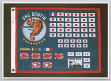 USS Bowfin SS-287 WWII Submarine Battle Flag Pearl Harbor Museum Hawaii Postcard picture