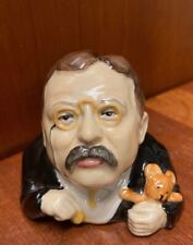 Kevin Francis Face Pots- President Teddy Roosevelt w/Teddy picture