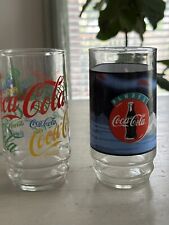 Vintage 8 oz Coca-Cola Assorted Drinking Glasses by Indiana Glass Co Glassware picture