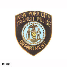 Small New York City Transit Police Insignia NYC ~ Flat Blank Back ~ Gemsco ~ USA picture