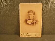 Victorian Antique Cabinet Card Photo of Young Woman ......FREE SHIPPING picture