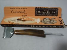 ga5 VTG Hostess Continental Style Butter Curler 1960's Bakelite Handle RARE picture