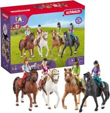 4 Horse Riders 40-Pc Playset Horse Gifts for Girls & Boys Ages 5+ with accessori picture