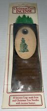 Vintage Christmas Tree Incense Original Package - Miniature Yule Logs New picture