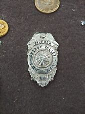 Vintage Fire Fighter Badge Cherry Valley picture