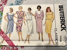 Butterick classics pattern 3680 misses' dress size 14-16-18 uncut picture