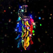 Dream Catcher Handmade LED Light Dream Catchers with Feathers Large Wall Hanging picture
