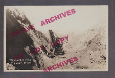 Crosby MINNESOTA RPPC c1920s IRON ORE MINE Mining STEAM SHOVEL Mahnomen Mine MN picture