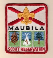 Camp Maubila Sct. Res.  - Mobile Area Council  - Mint  - Red Border picture