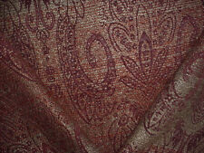 6-7/8 LEE JOFA / KRAVET FOREST GREEN BROWN PERSIAN FLORAL IKAT UPHOLSTERY FABRIC picture