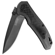 Kershaw Fringe Pocket Knife, 3-inch 8Cr13MoV Steel Blade with Gray Titanium picture
