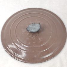 Vintage LE CREUSET Round E Lid Only Brown 9