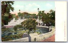 Chicago Illinois~Union Park Lily Pond~c1905 Postcard picture