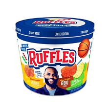 NEW Collectible Lebron James Ruffles Potato Chip Tin 3 Bags Limited Edition picture