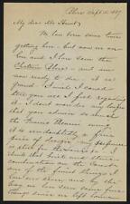 Photo:Letter from Warrington G. Lawrence to Richard Morris Hunt picture