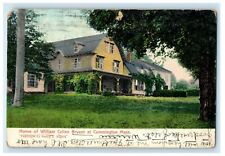 1908 Home of William Cullen Bryant, Cummington Massachusetts MA Cancel Postcard picture