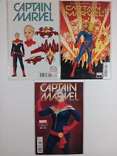 Captain Marvel 1 Variant Cover Comic Book Lot picture