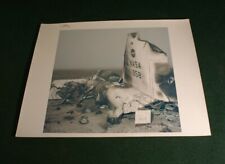 Rare Vintage NASA Red Letter 8X10 Photograph S-72-17787 Crashed Aircraft # 958 picture