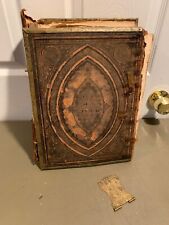 Antique Holy Bible Thy Word Lamp Feet Light Path 1800s picture