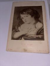Antique Cabinet Card: Jean-Baptiste Greuze “Jeune Enfant” Young Infant picture