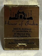 Matchbook “House Of India” Vintage Complete Set Of Matches - Very Nice Condition picture