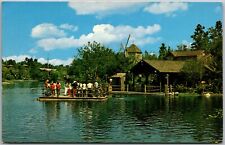 Postcard Vintage Chrome Walt Disney World Tom Sawyer Island Orlando Florida FL picture