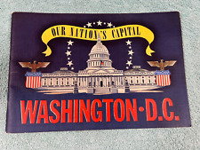 Vintage 1942 Our Nation’s Capital Washington DC Photo Album Paperback Book picture