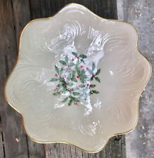 Vintage Lenox Special Holiday Holly and Berry Candy Dish  USA picture
