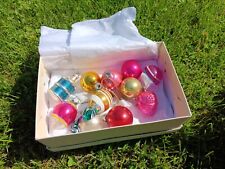 Vintage MERCURY Glass Christmas Ornaments And Vtg USA  Glass picture
