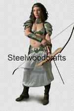 Medieval Knight Lady Elves Warrior Full Suit Of Armor Fantasy Costume Cosplay picture