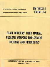 226 Page 1968 FM 101-31-1 NUCLEAR WEAPONS EMPLOYMENT PROCEDURES War on Data CD picture