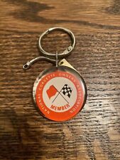 National Corvette Owners Association Charter Member Vintage Key Chain picture