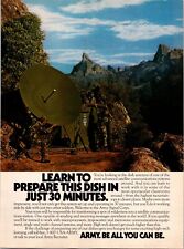 VINTAGE 1987 U.S. ARMY BE ALL YOU CAN BE RECRUITMENT PRINT AD picture