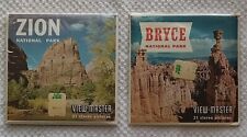 2)Viewmaster Reel Packets, A 346/A 347, Bryce Canyon/Zion National Parks picture